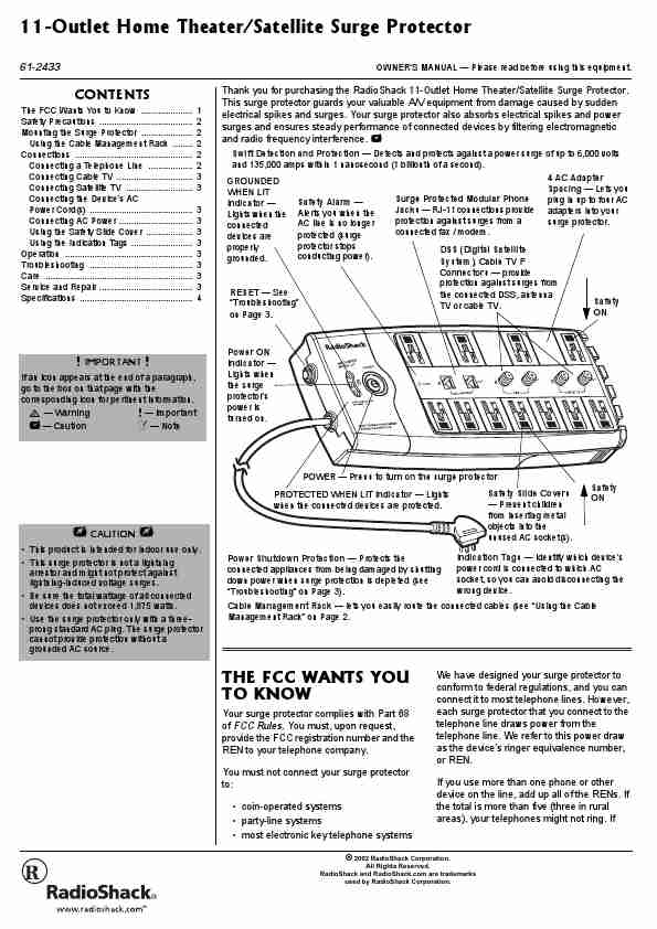 Radio Shack Surge Protector 61-2433-page_pdf